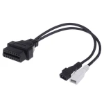 OBD2 2x2 naar 16-pins kabel voor VW Audi Seat Skoda VAG adapter
