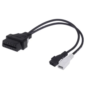 OBD2 2x2 naar 16-pins kabel voor VW Audi Seat Skoda VAG adapter