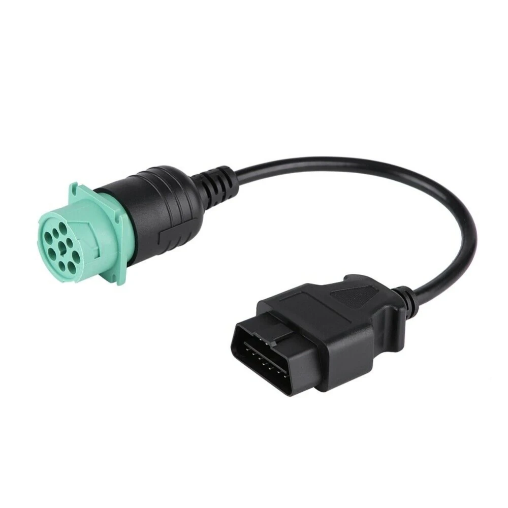 OBD2-adapterkabel 9 pin naar 16 pin voor Cummins truck - professionele diagnoseadapter