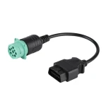OBD2-adapterkabel 9 pin naar 16 pin voor Cummins truck - professionele diagnoseadapter