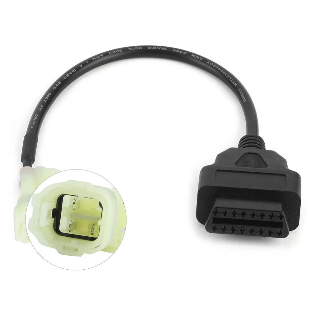 OBD2 naar 4-pins kabel voor Honda motor - hoogwaardige diagnoseadapter