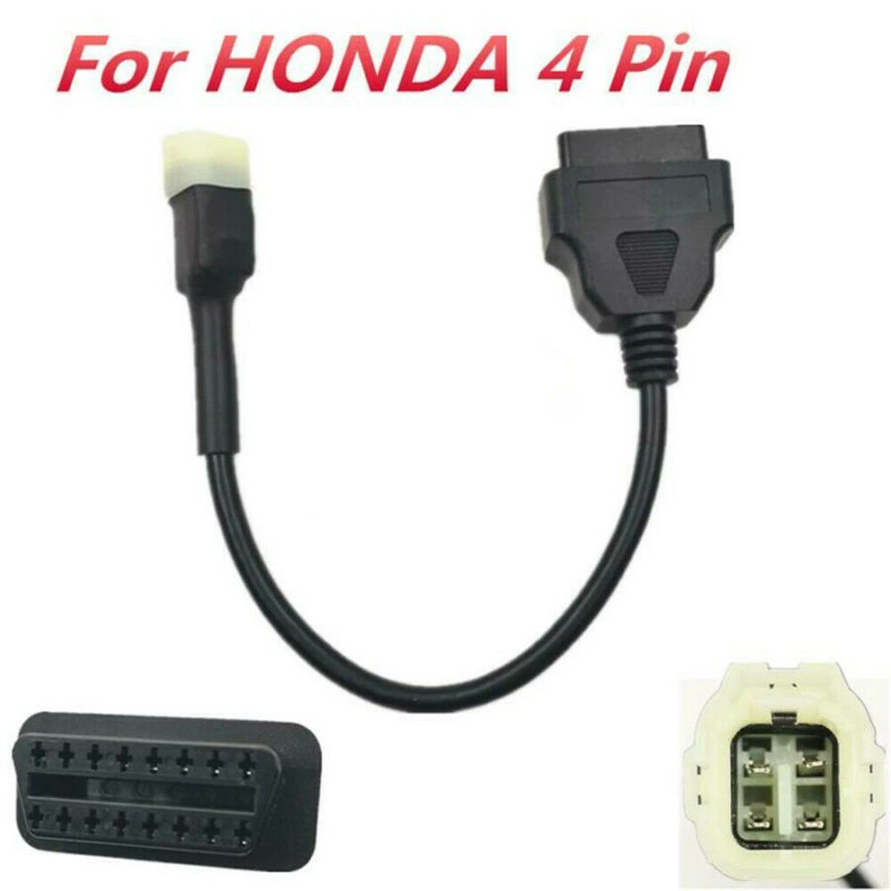 OBD2 naar 4-pins kabel voor Honda motor - hoogwaardige diagnoseadapter