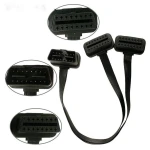 OBD2-splitterkabel 16-pins verlengkabel voor autodiagnose