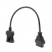 10Pin OBD1 aan 16Pin OBD2 Kenmerkende Kabel compatibel met OPEL OBDII Adapter schakelaar