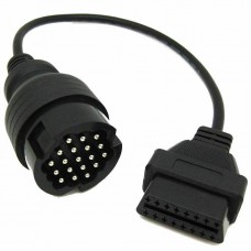 19 Pin Tot 16 Pin Obd2 Diagnostische Connector Kabel Adapter Compatibel Met Porsche