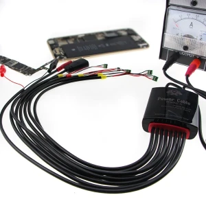 Speciale voedingskabel met batterijconnectoren voor iPhone 7, 6S en Samsung