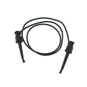 Testclip naar testclip kabel 50 cm zwart TL2218 voor nauwkeurige meting