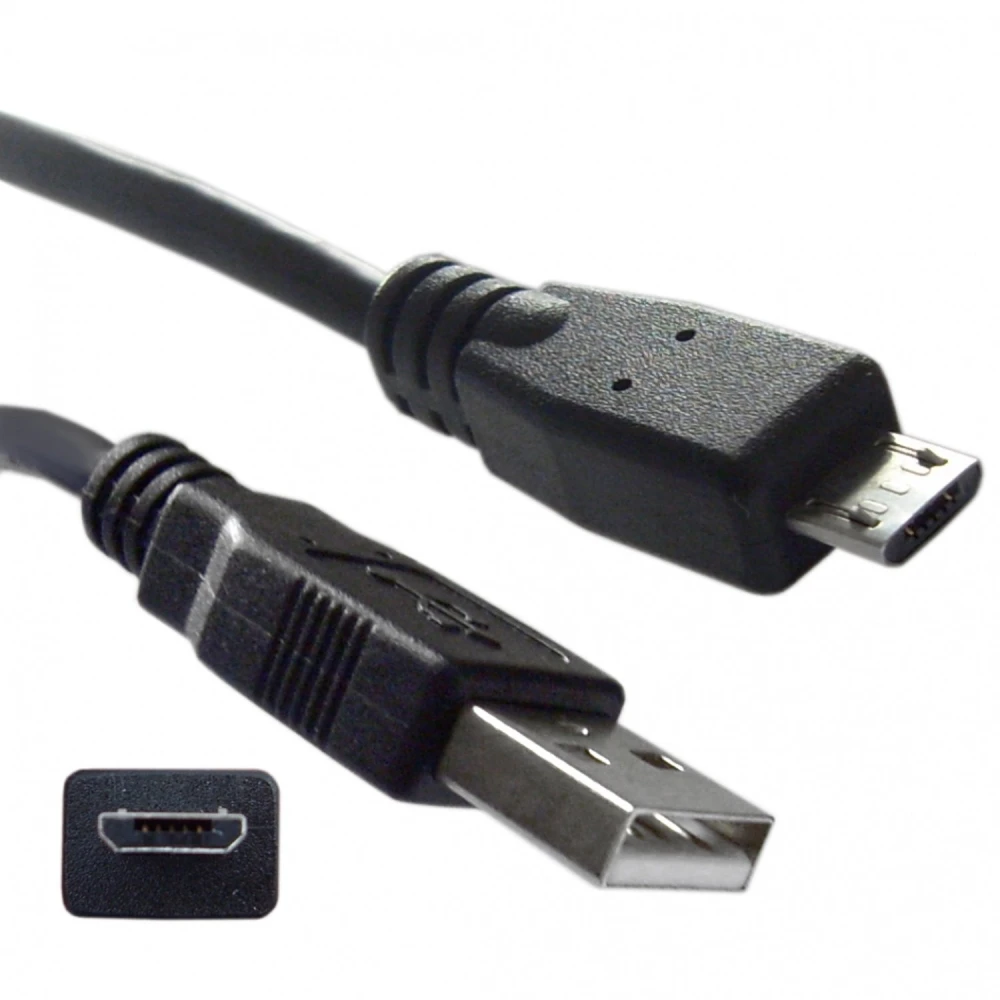 USB 2.0 naar Micro-USB kabel 1m M/M - satkit voor telefoons en tablets