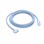 USB-C naar MagSafe 3 140W kabel voor MacBook Pro en Air - 2 m gevlochten, Sky Blue