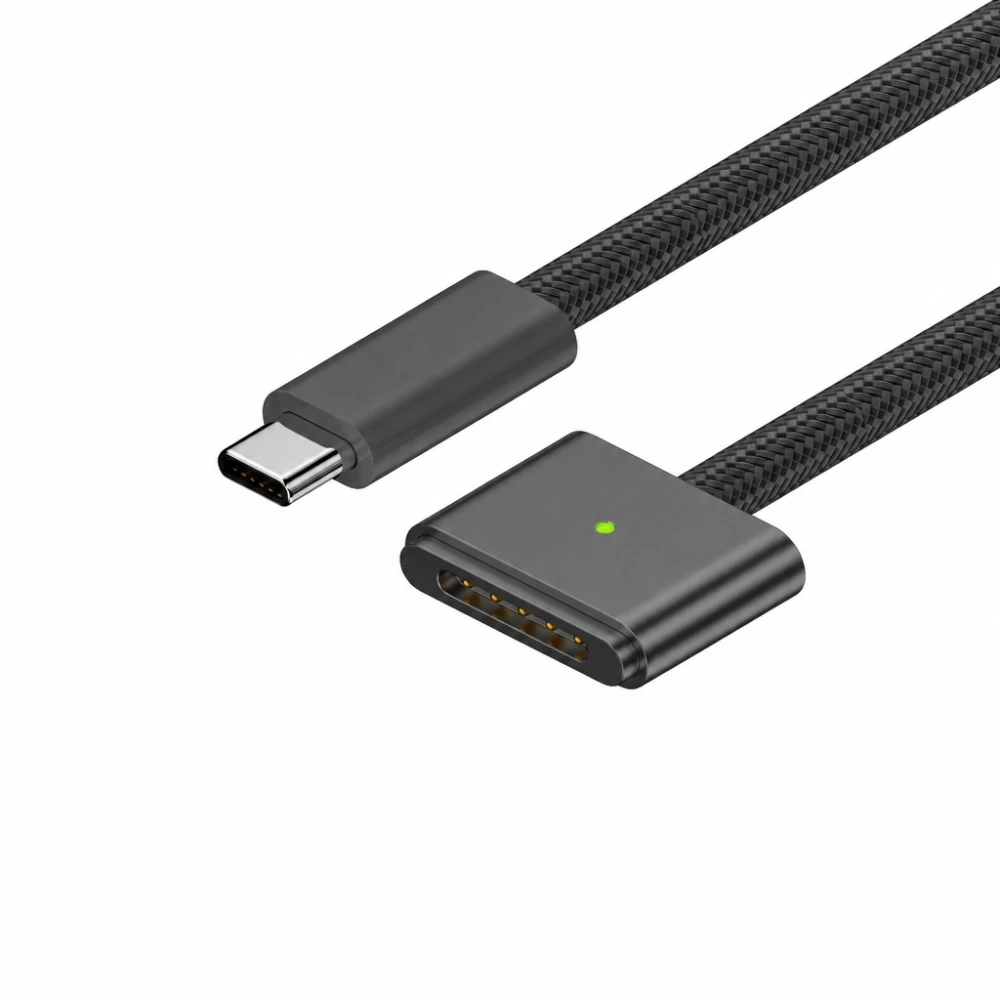 USB-C naar MagSafe 3 140W kabel voor MacBook Pro en Air - 2 m gevlochten, Space Grey