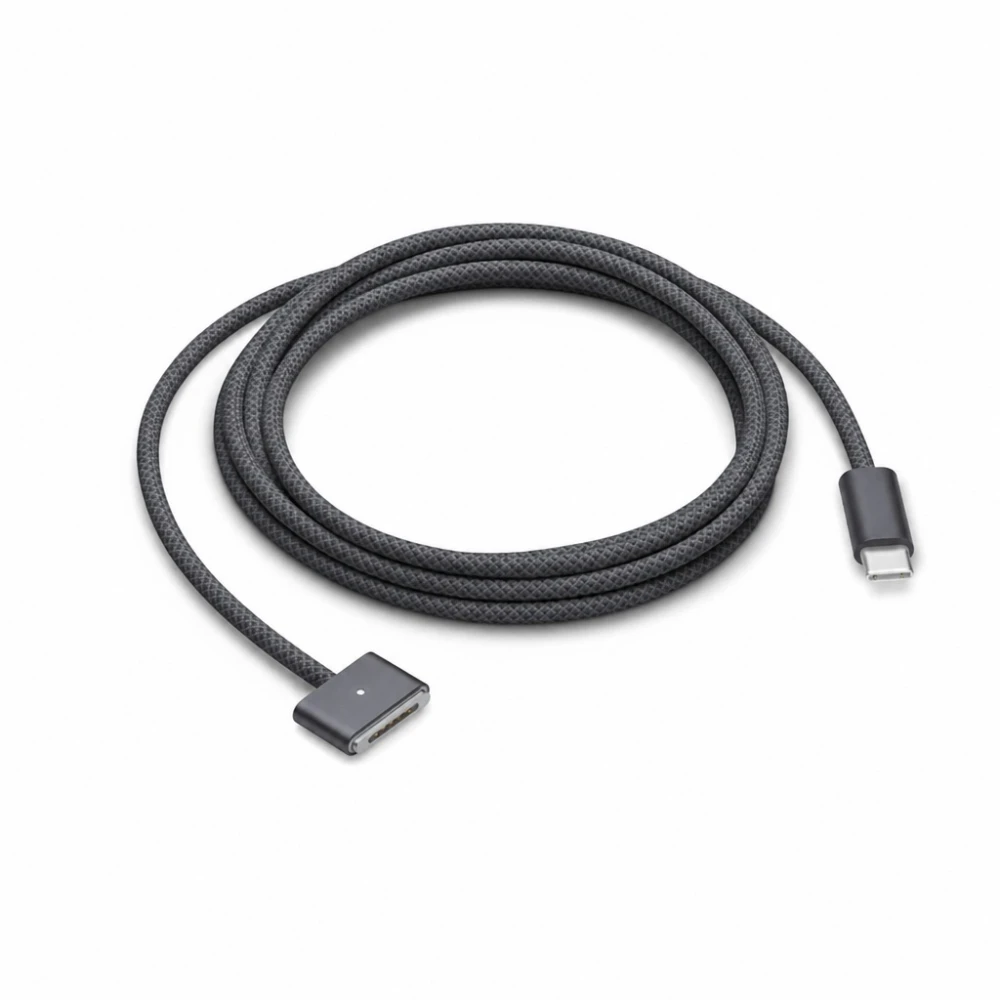 USB-C naar MagSafe 3 140W kabel voor MacBook Pro en Air - 2 m gevlochten, Space Grey