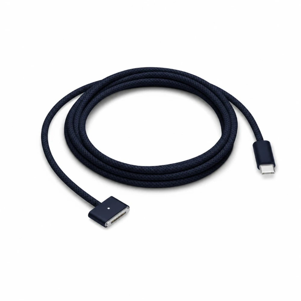 USB-C naar MagSafe 3 140W kabel voor MacBook Pro en Air - 2 m gevlochten, Midnight