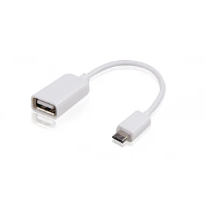 USB OTG-kabel Micro USB male - USB female 10 cm compatibel met Android