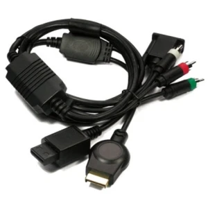 satkit VGA-kabel voor PS3 Wii om console aan monitor te koppelen met RCA-audio