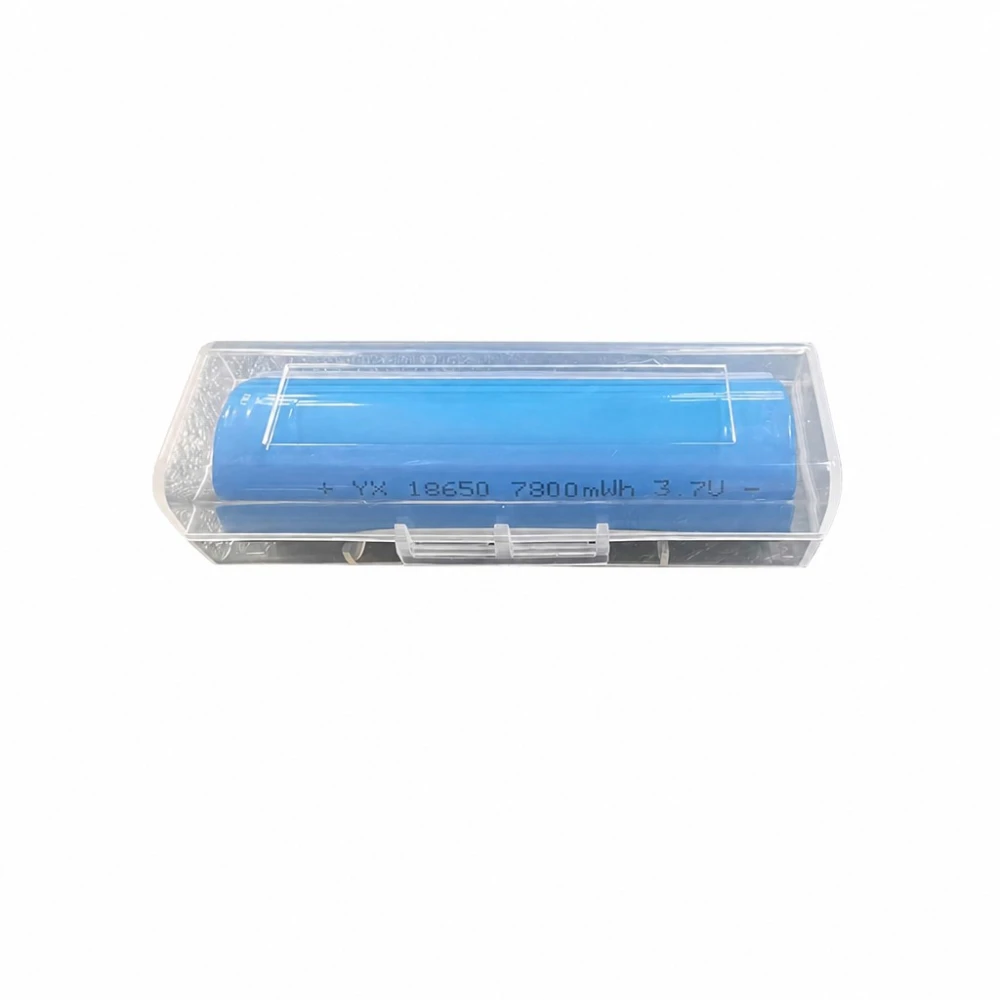Batterijhouder 1× 18650 Transparant Kunststof Stofvrij Individuele Bescherming