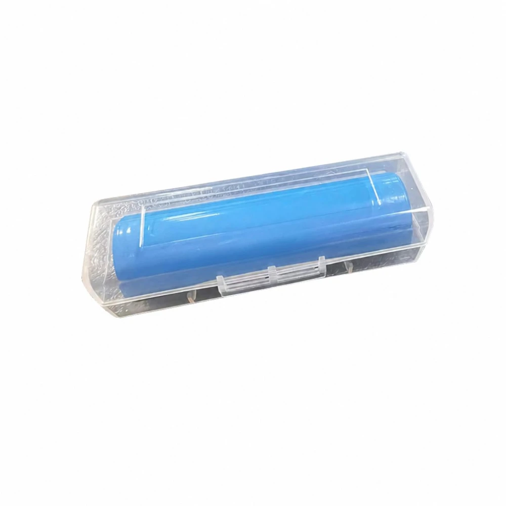 Batterijhouder 1× 18650 Transparant Kunststof Stofvrij Individuele Bescherming