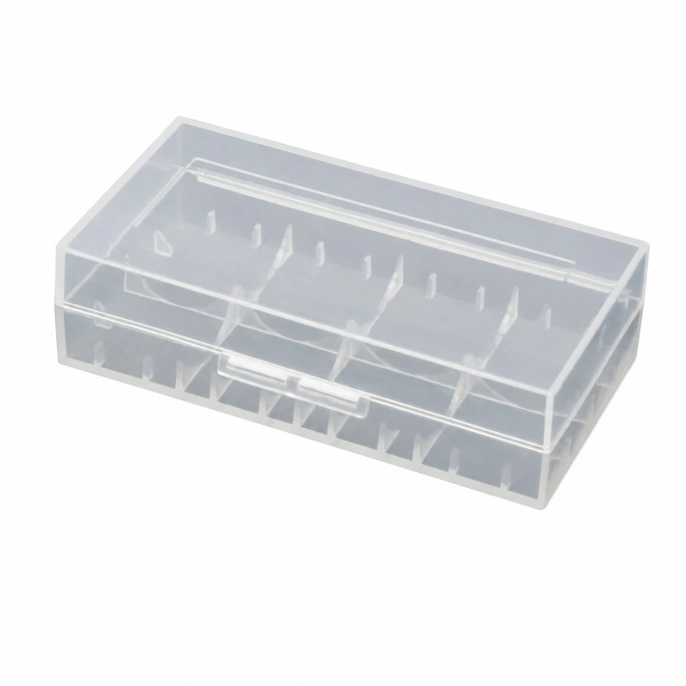 Batterijhouder Doos 2× 20700 21700 Transparant Plastic Opslag