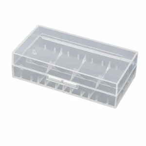 Batterijhouder Doos 2× 20700 21700 Transparant Plastic Opslag