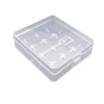 Batterijhouder Box 4× 18650 Transparant Plastic Opslag Bescherming