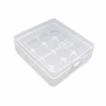 Batterijhouder Box 4× 18650 Transparant Plastic Opslag Bescherming
