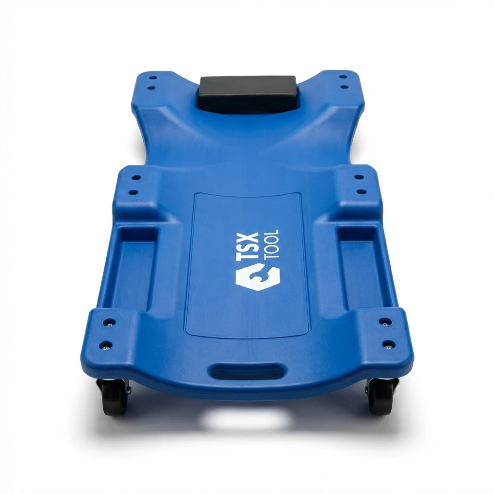 Werkplaatsligkar met wielen van sterk kunststof TSX TOOL