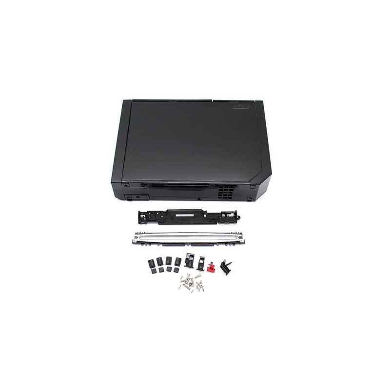 Complete Nintendo Wii behuizing zwart voor vervanging en reparatie