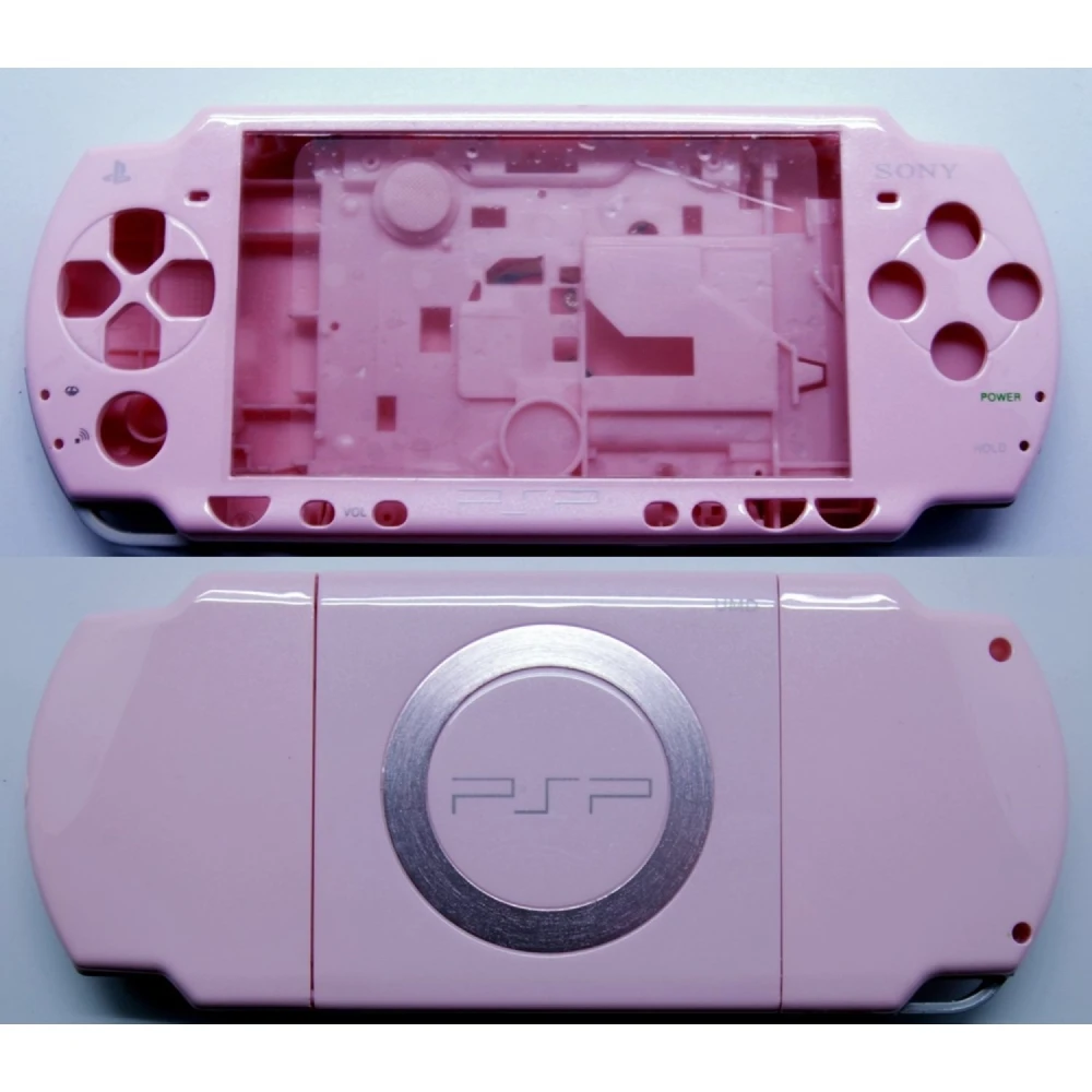 Complete behuizing PSP 2000 roze met knoppen voor PSP Slim