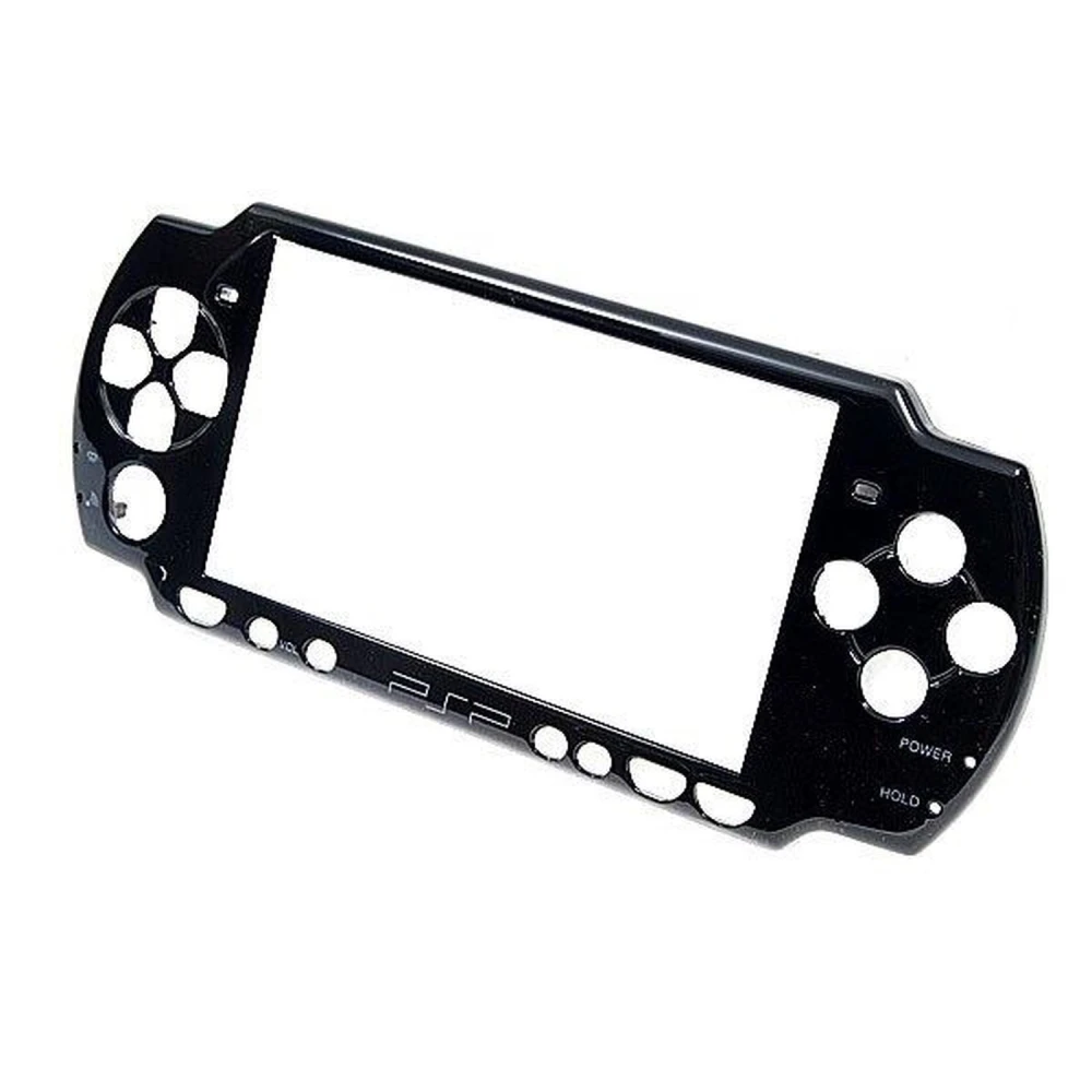 PSP2000 slim frontbehuizing zwart - origineel reparatieonderdeel