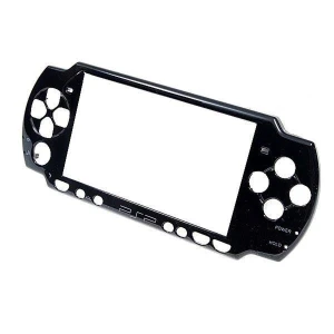 PSP2000 slim frontbehuizing zwart - origineel reparatieonderdeel