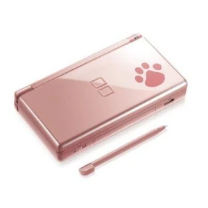 Vervangende behuizing voor Nintendo DS Lite Nintendogs met roze metallic design