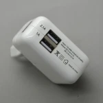 Dubbele USB-netlader 2,1A en 1A voor tablets en telefoons