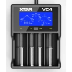 XTAR VC4 universele Li-Ion batterijlader met innovatief LCD-scherm