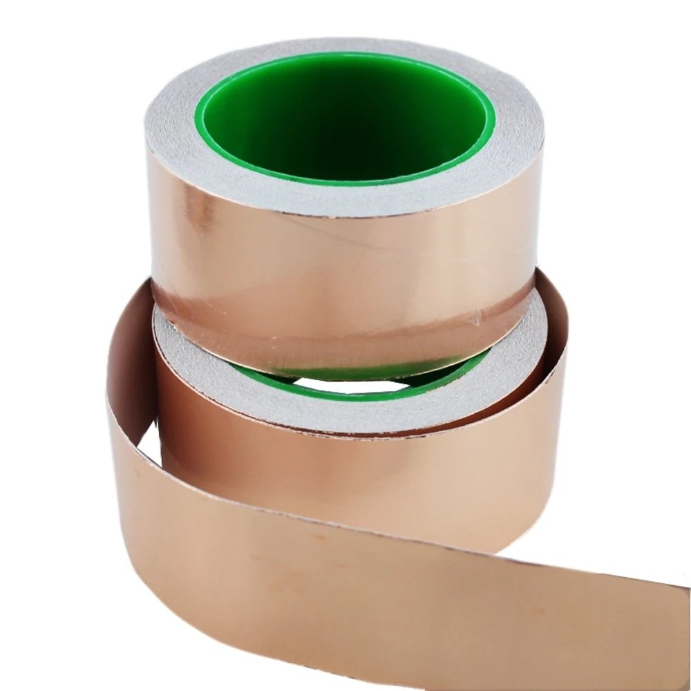 Koperen tape met lijmlaag 50mm x 20 meter voor elektronica