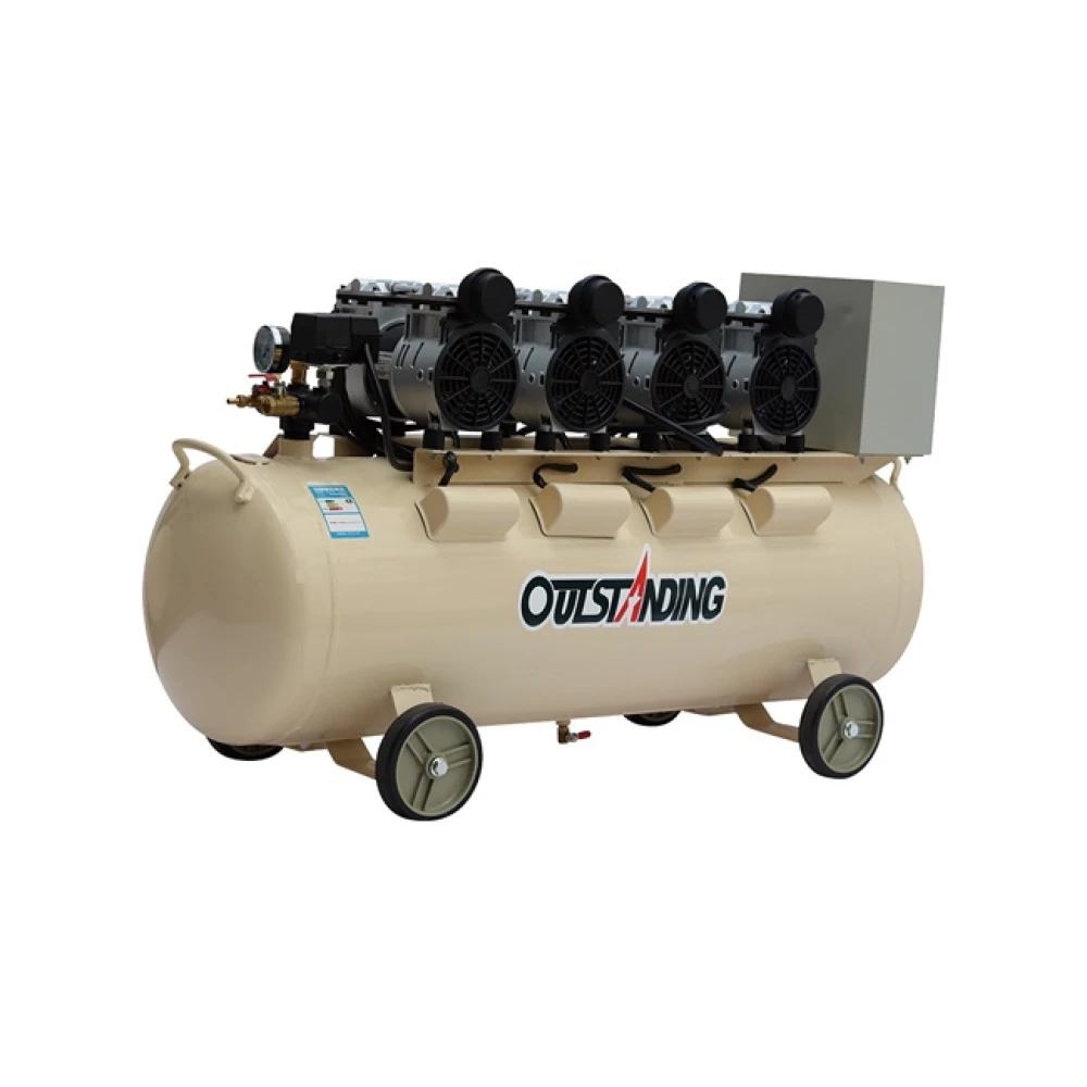 Stille olievrije luchtcompressor 120L Outstanding OTS550W x 4-120L
