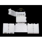 LED T-connector 4 pin 10mm 5050 RGB voor LED-strips YourLed