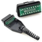 Konnwei OBD2 mannelijke connector 16 pin voor autodiagnose