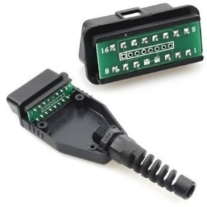 Konnwei OBD2 mannelijke connector 16 pin voor autodiagnose