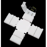 LED clipconnectoren X-vorm 10mm 2 pin 5050 RGB voor LED-strips