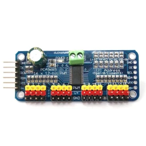 PCA9685 16-kanaals servocontroller 12-bit PWM I2C Arduino