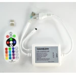 RGB ledstrip controller 220v met dimmer en IR-afstandsbediening 24 knoppen