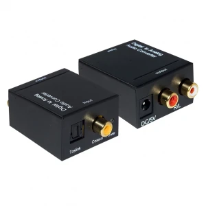 Digitale naar analoge audio converter voor tv, dvd en audioapparatuur