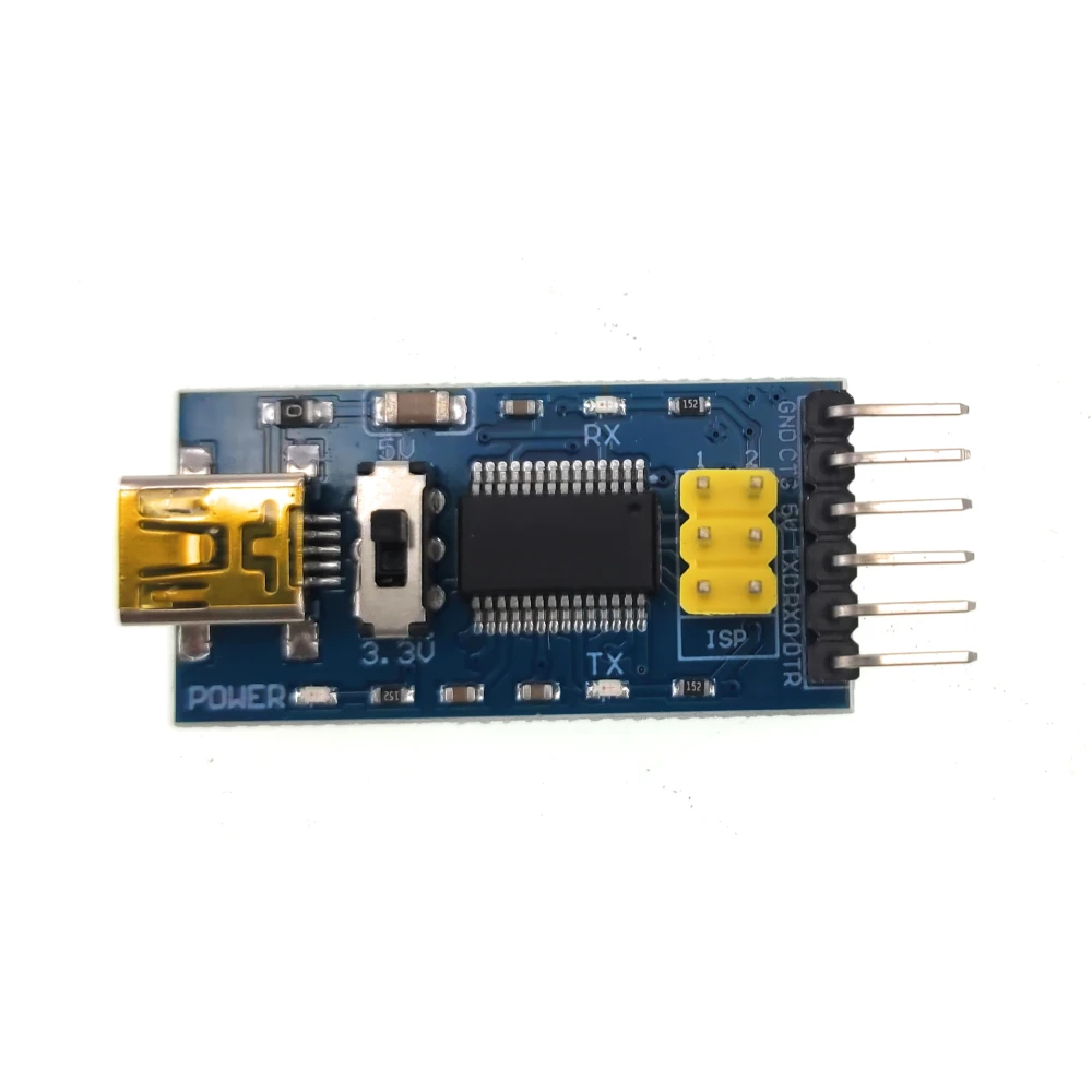 USB-naar-TTL FTDI FT232RL converter 3.3V/5V voor Arduino