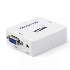 satkit VGA naar HDMI converter met audio voor eenvoudige pc-tv aansluiting