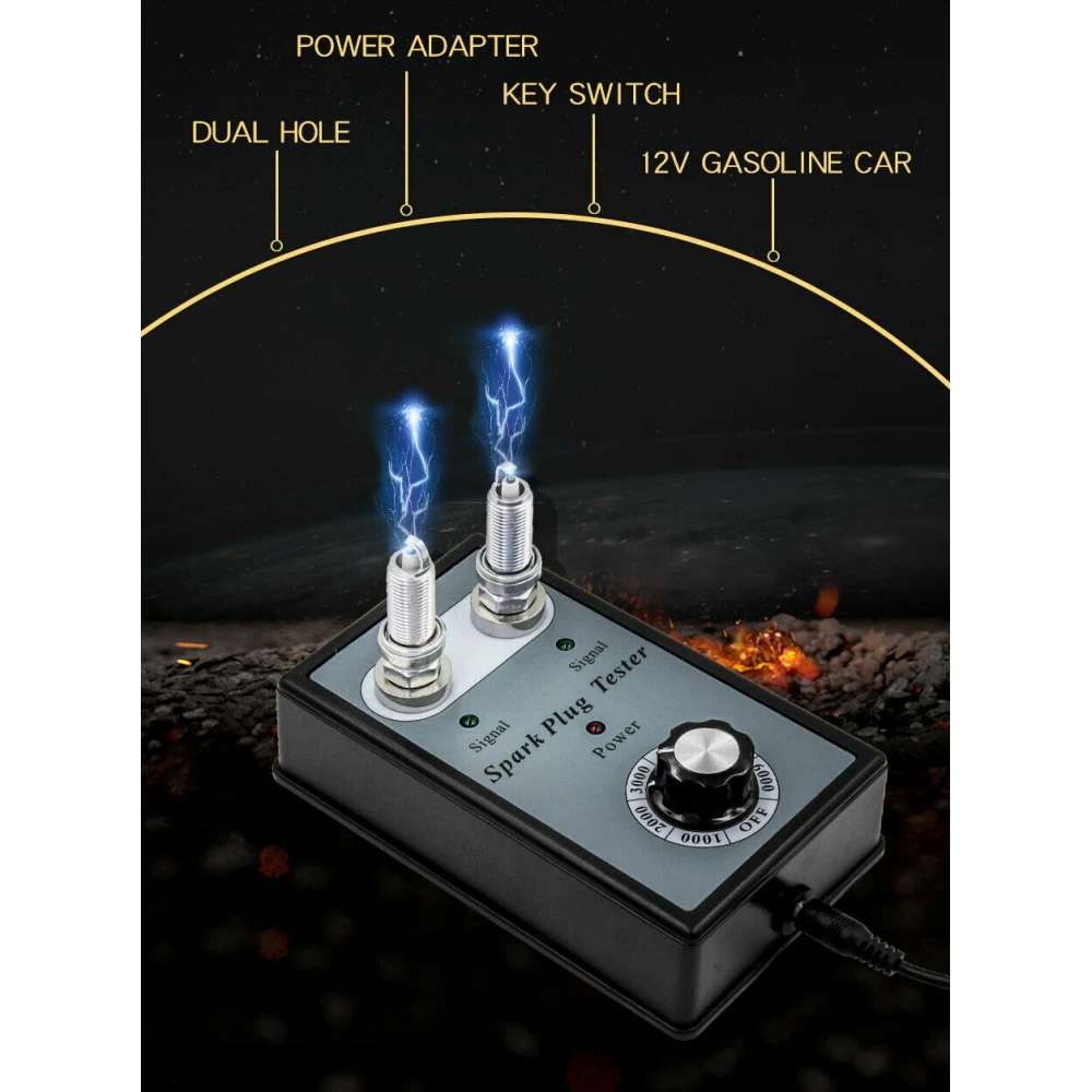 Analizador de encendido de bujías doble orificio para coche TSX TOOL