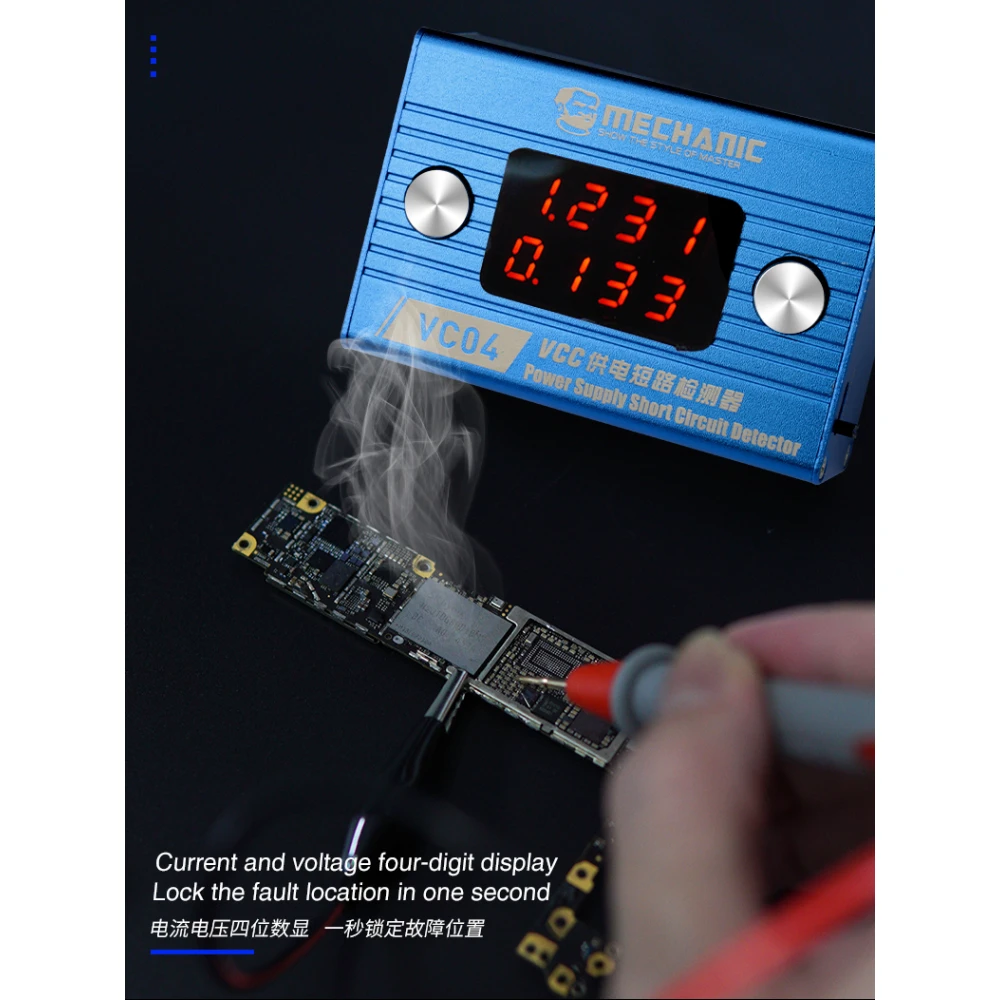 Mechanic VC04 Short Killer kortsluitdetector voor mobiele reparatie