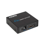 HDMI splitter 1x2 Full HD met 1 ingang en 2 uitgangen, compatibel met 1080p HDTV en 3D