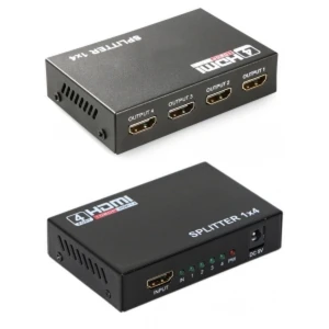 HDMI splitter 1x4 Full HD 1 ingang 4 uitgangen 1080p HDTV en 3D