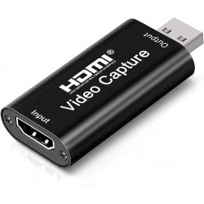 hdmi Video Capture, USB naar hdmi 2.0 Video Capture Game Capture 1080P Live Streaming Video Streaming voor Gaming, Broadcasting, Teaching, Videoconferencing, Recording, Live Streaming
