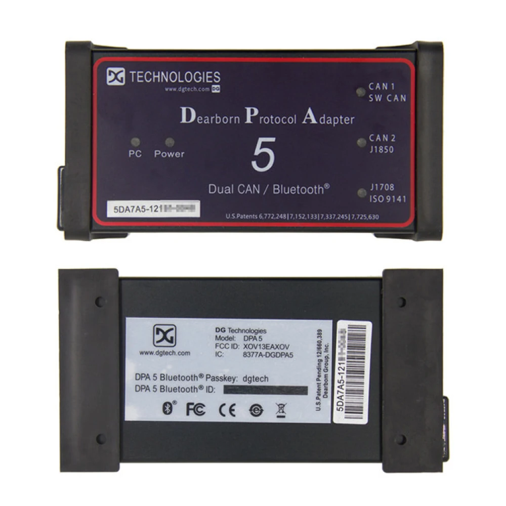 DPA5 Escáner Adaptador de Protocolo para Camiones Pesados conectado a un camión