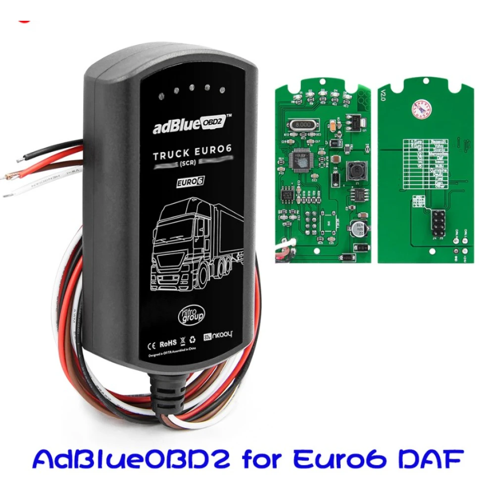 AdBlue-emulator DAF Euro6 compatibel met DAF XF, CF en LF Euro6 vrachtwagens